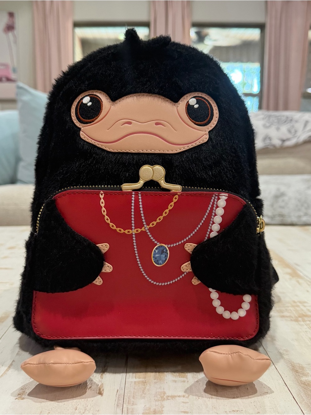 Loungefly Fantastic Beasts Niffler Plush Cosplay Mini Backpack Harry Potter